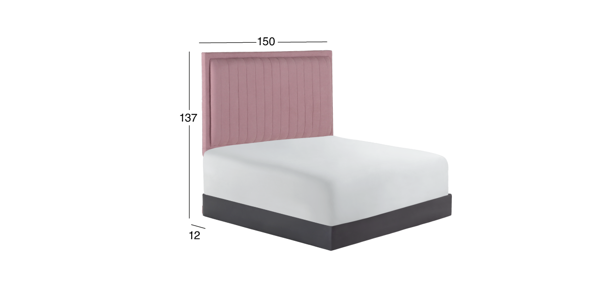 Cabecera Queen Size Alba Rosa