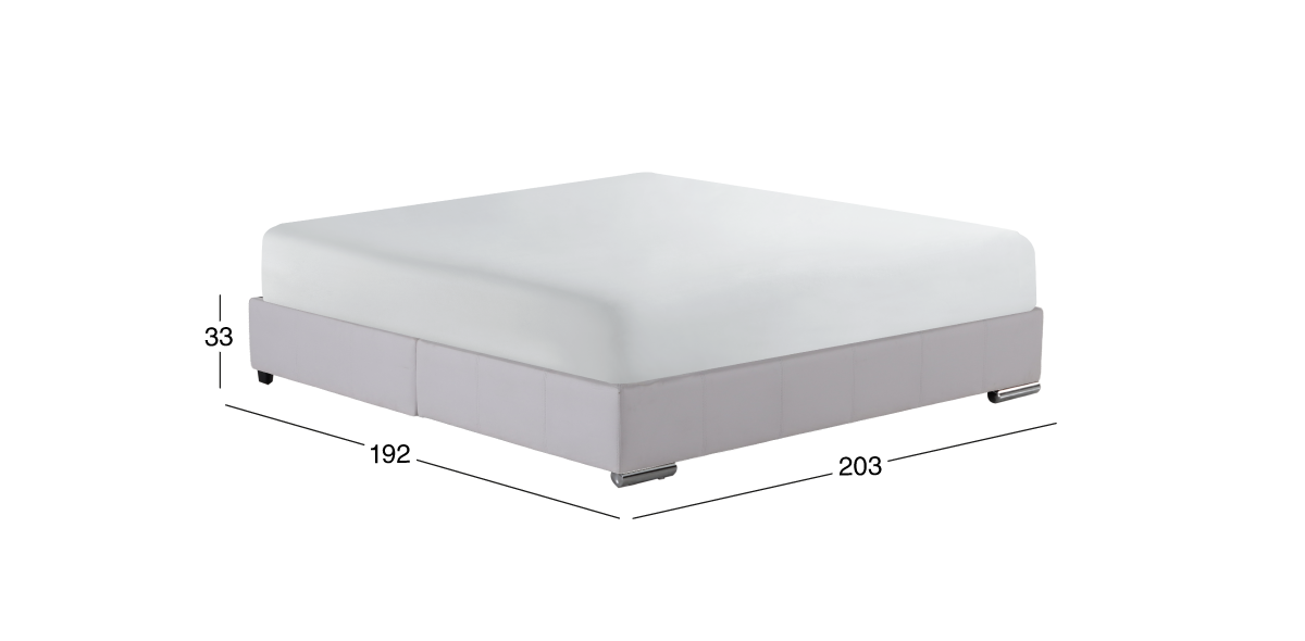 Base de Cama King Size Vielka Blanco