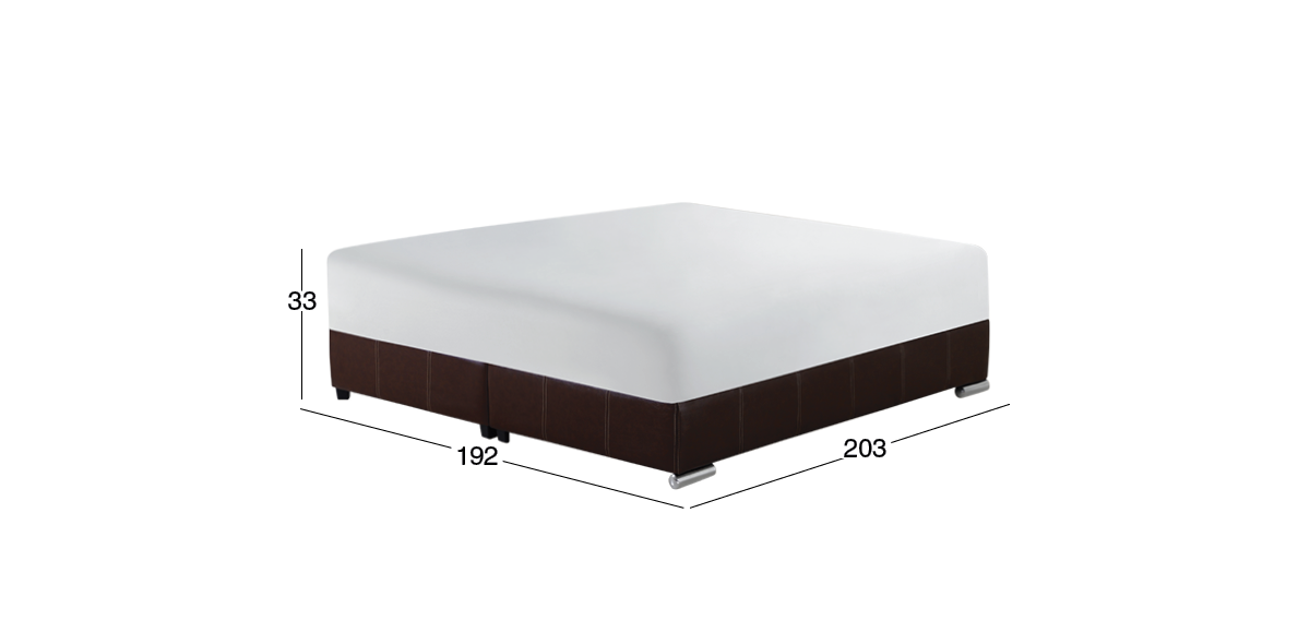 Base de Cama King Size Vielka Café