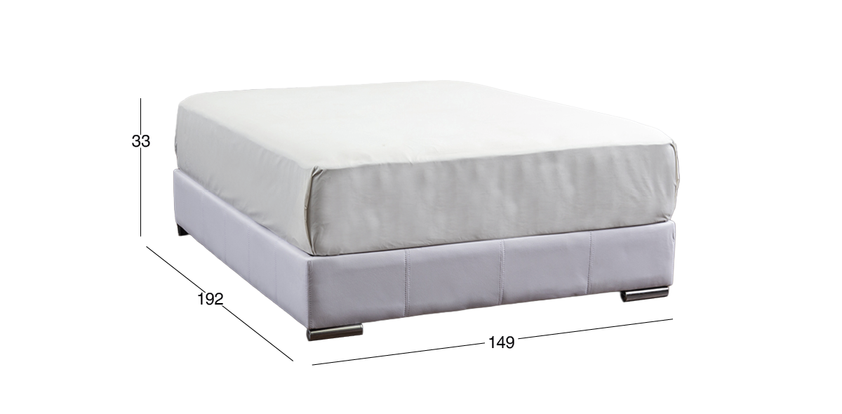 Base de Cama Queen Size Vielka Blanco