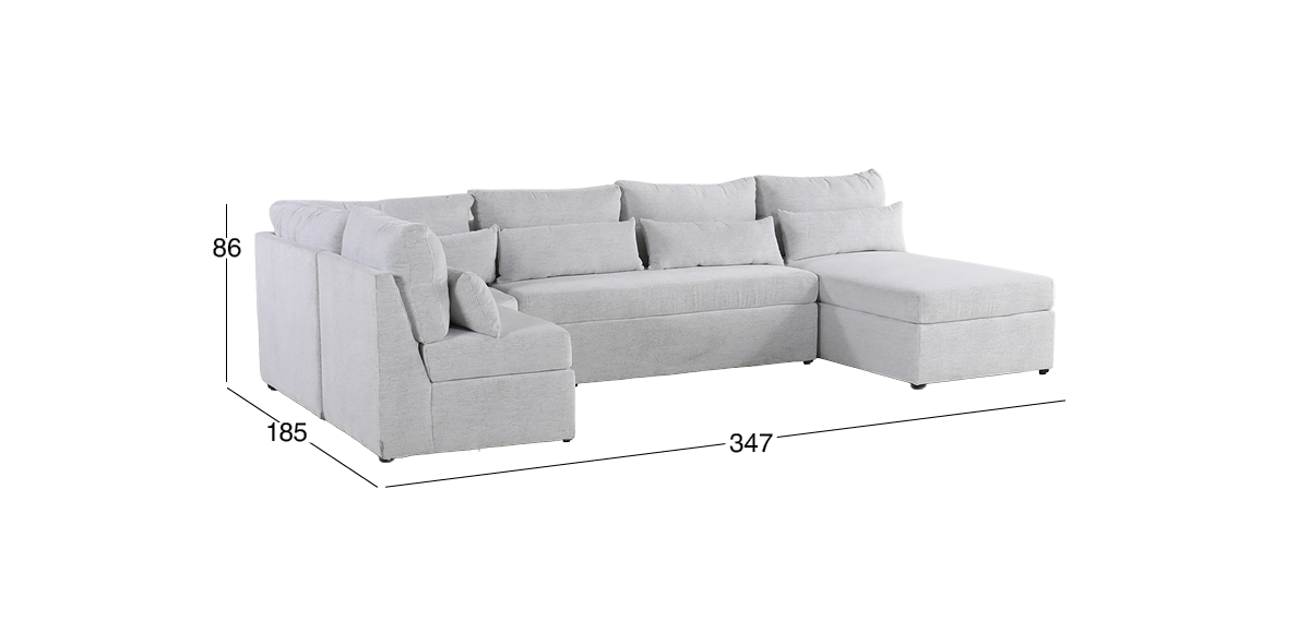 Sala Modular Alize Blanco 4 Piezas