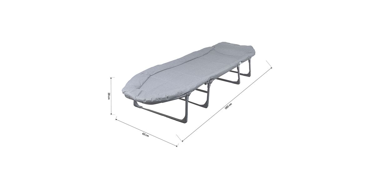 Cama Baja Lucky Gris