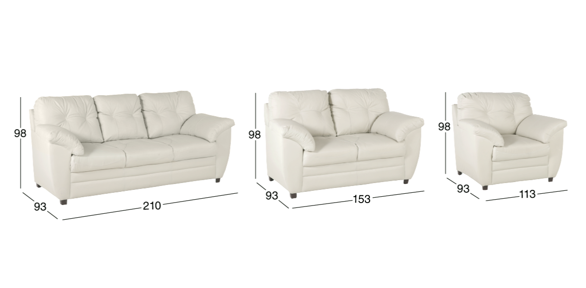 Sala de Piel Derby Confort Tz Beige 3 Piezas