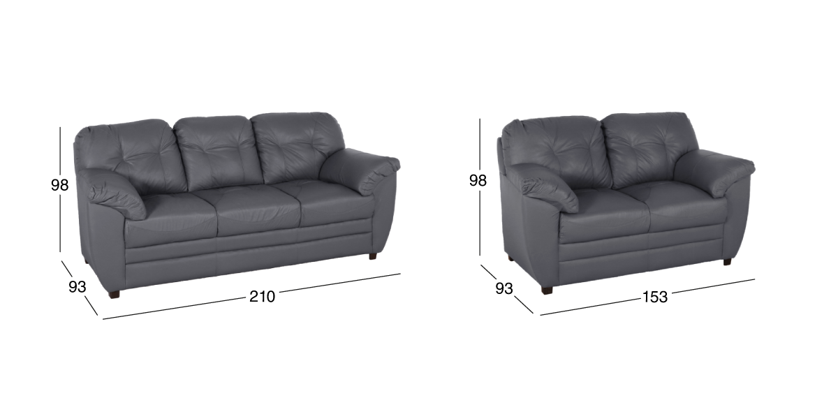 Sala de Piel Derby Confort Tz Gris