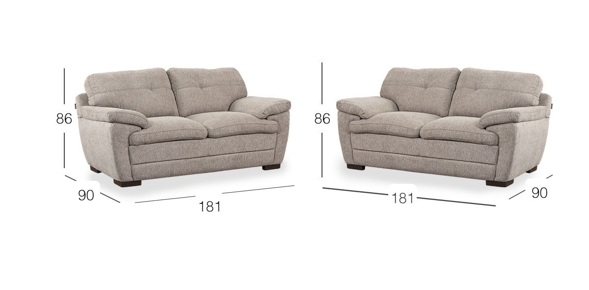 Sala de Dos Sofás 2 Plazas Jerry Café