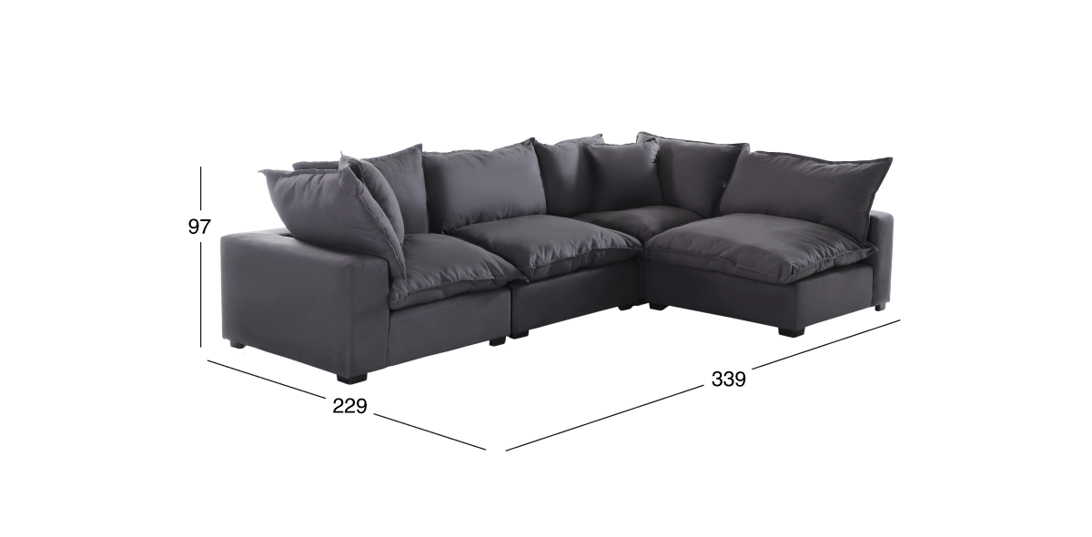 Sala Modular Larissa Gris
