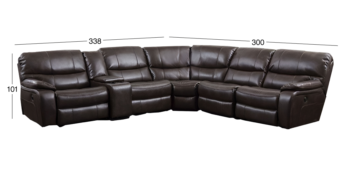 Sala Modular Reclinable Eléctricos Bolga Café