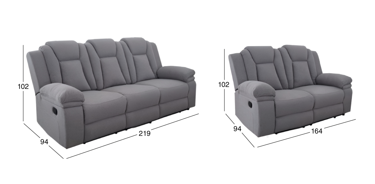 Sala Reclinable Montreal Gris