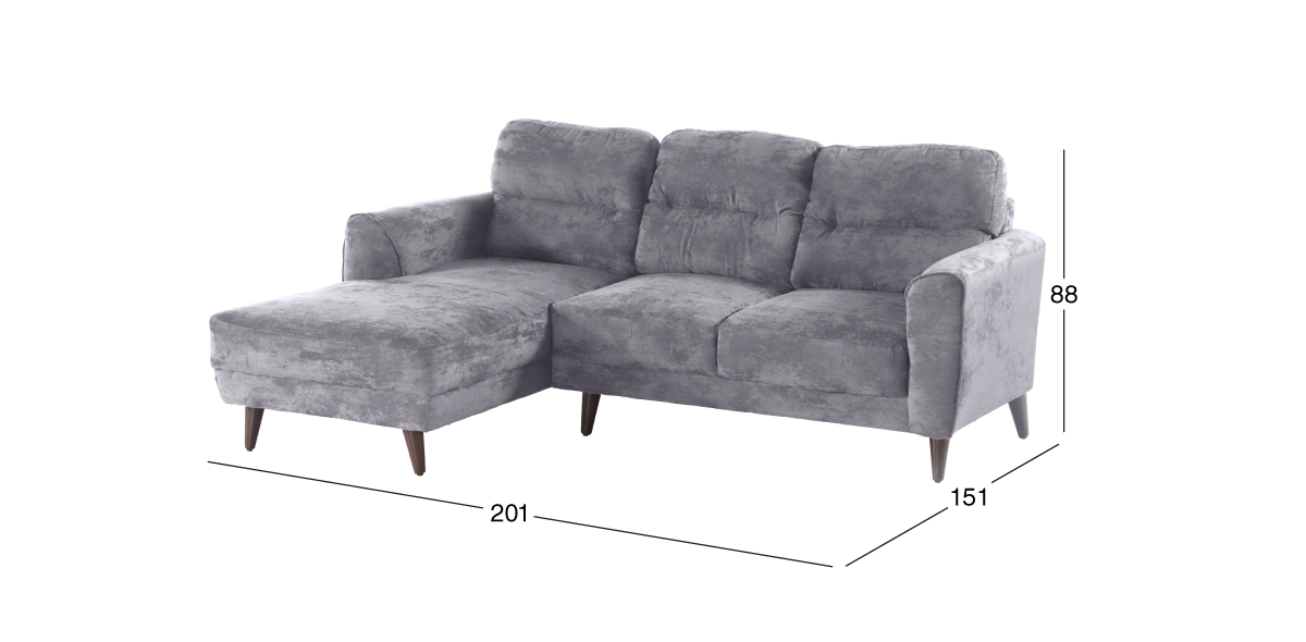 Sala Modular Izquierda Elif Gris