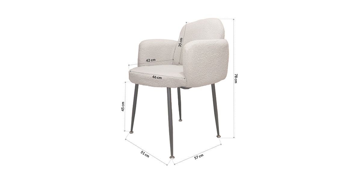 Silla Luzi Gris