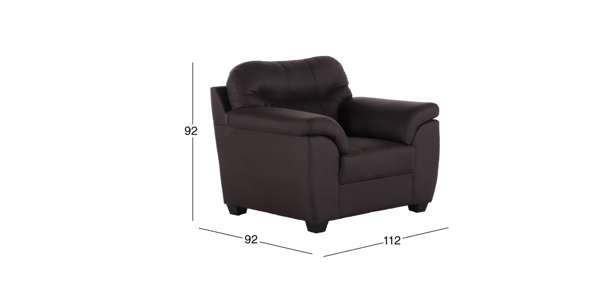 Sillón Mila Café Oscuro
