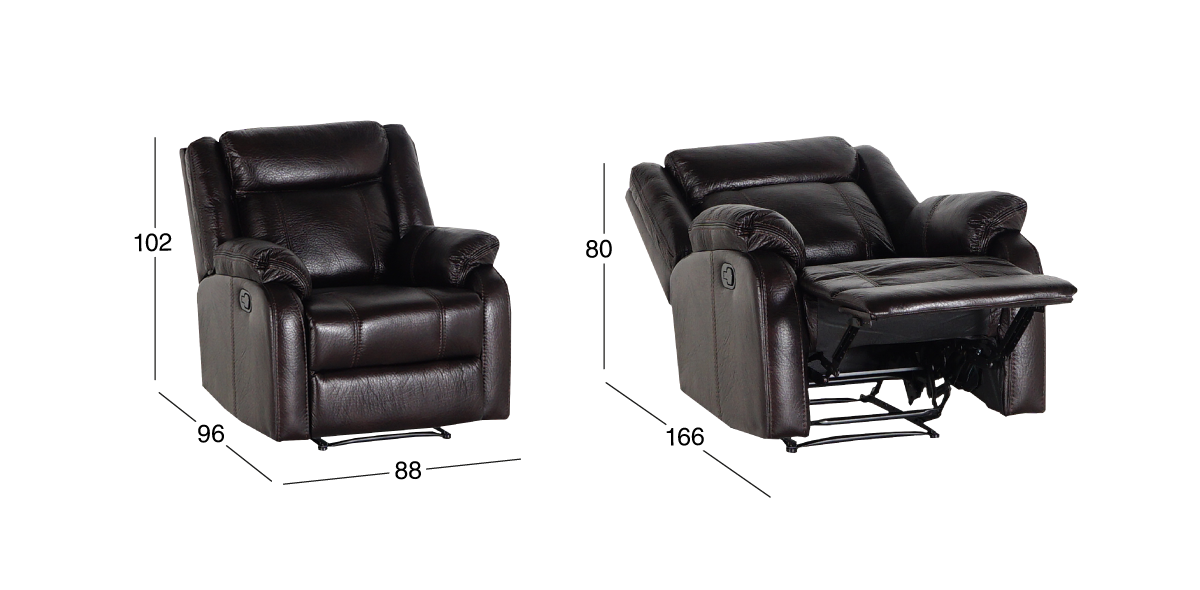 Sillón con Reclinable Ámsterdam Café