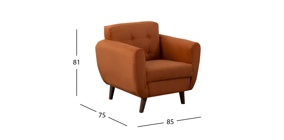 Sillón Monet Naranja