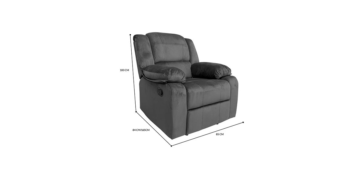 Sillón Con Reclinable Atlanta Café