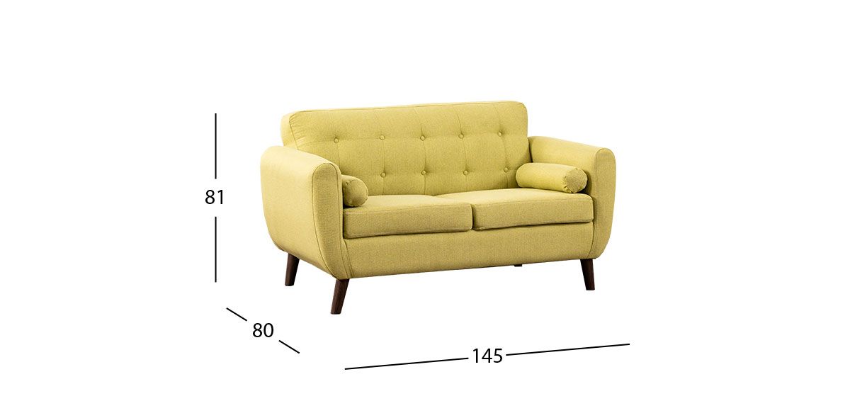 Sofá 2 Plazas Monet Verde