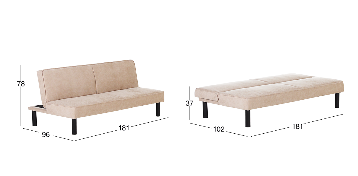 Sofá Cama Liam Beige