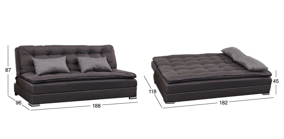 Sofá Cama Dupre Gris