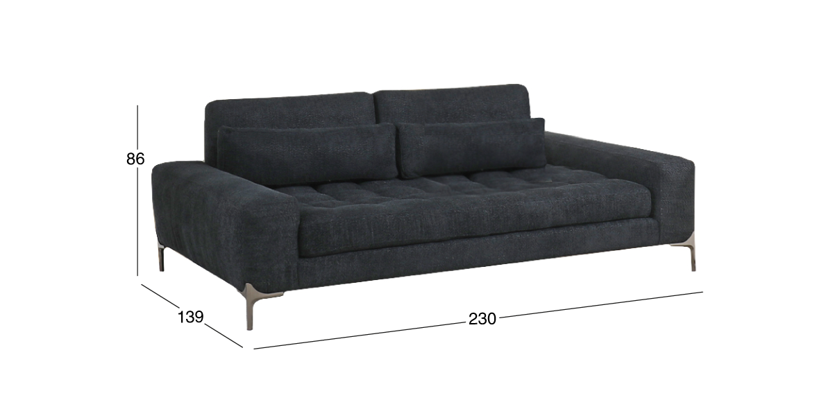 Sofá Cama Gibra Negro