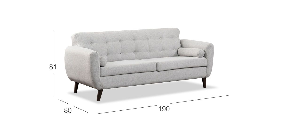 Sofá Monet Gris Claro