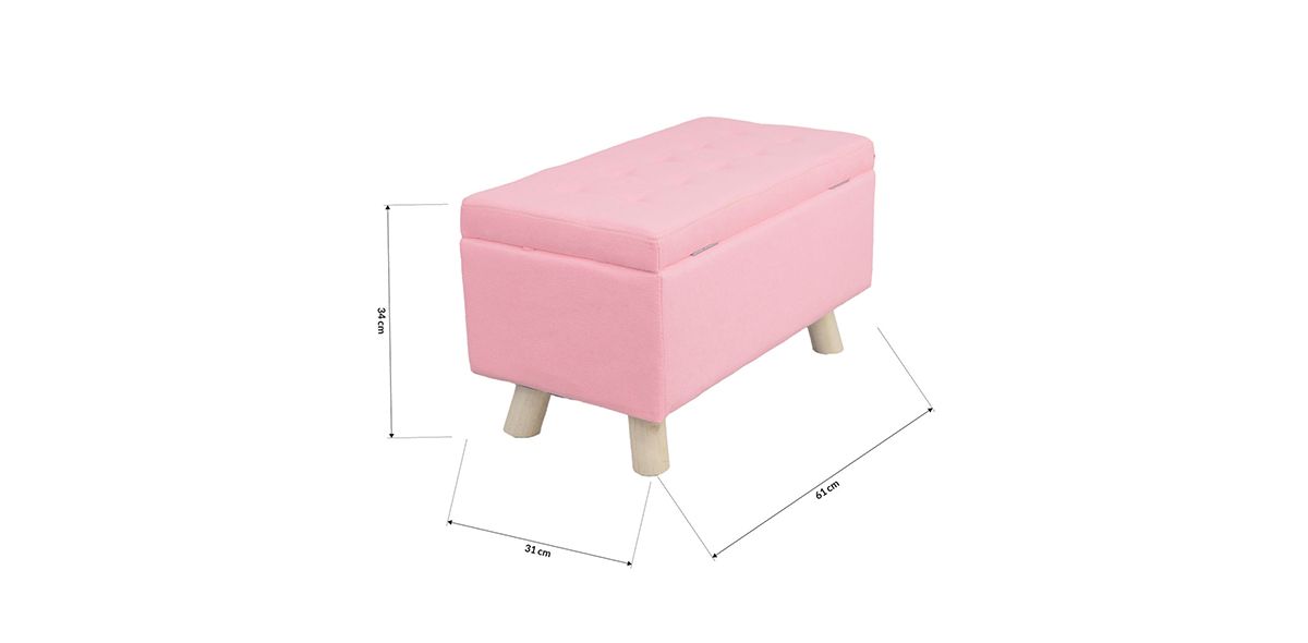 Taburete Zoe Rosa