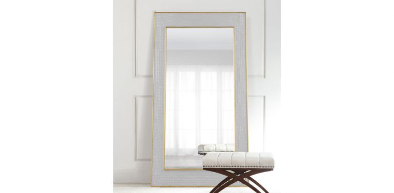 Espejo Rectangular Vintage Decorativo [Blanco] – Cuadros Decorativos
